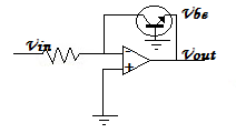 logarithmic amplifier using bjt